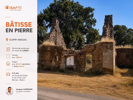 vente maison 1 pièce 64 m² à guipry (35480)  29 000 €