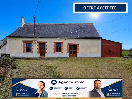 vente maison 3 pièces 53.23 m² à château-la-vallière (37330)  nan €