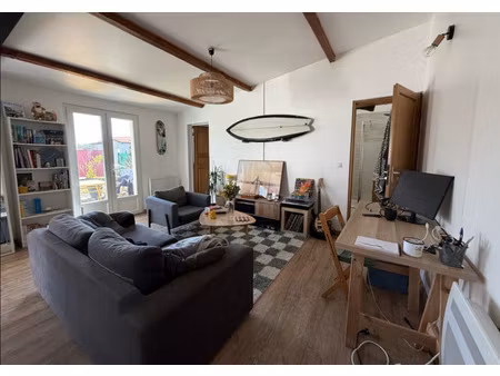 bidart maison t3 avec garage et cour  à deux pas des plage
