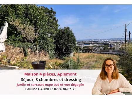 maison 4 pièces  3 chambres  jardin et terrasse  quartier aplemont  le havre