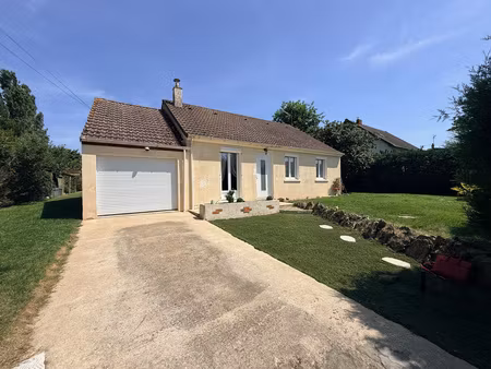 pavillon de plain pied avec garage et jardin