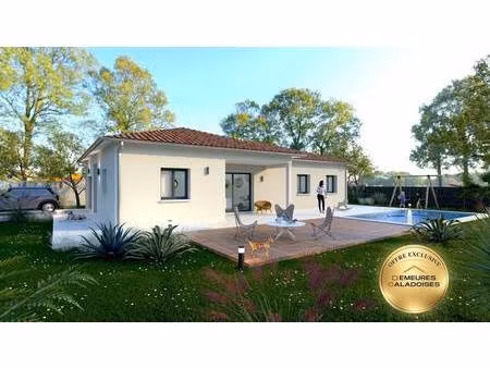 terrain avec maison neuve à vendre