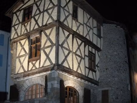 maison médiévale à colombage