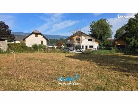 terrain constructible plat secteur résidentiel sonnaz