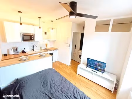 studio meublé - coeur de tain l'hermitage - eau  électricité et internet compris