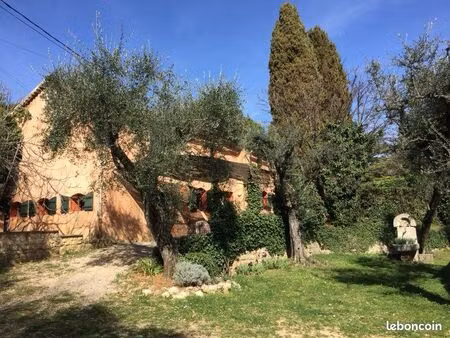 location m’as provençal de charme  st françois de grasse (très grand terrain)