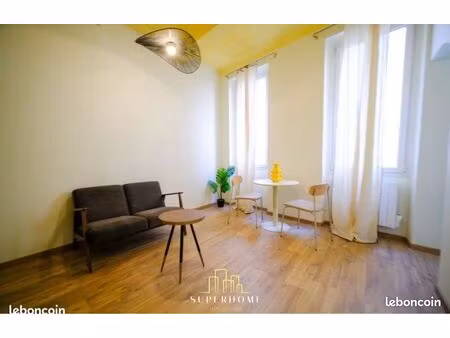 t1 meublé rénové – 24 m² – proche cours julien / lycée thiers