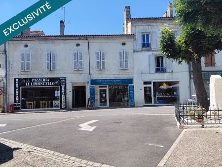 immeuble de rapport 8 lots place du marché mareuil