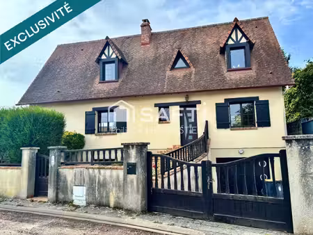 bieville beuville. maison de 130 m² sur sous-sol.
