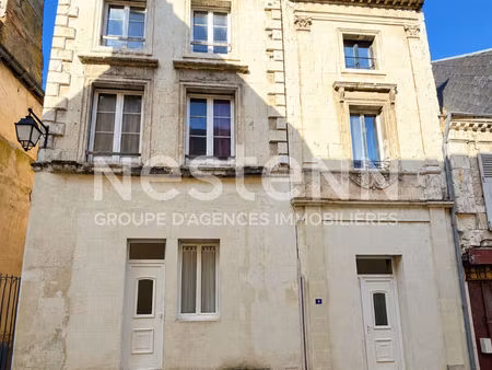vente immeuble de rapport de 91.08m2 avec 2 appartements loués à montval sur loir (72500)