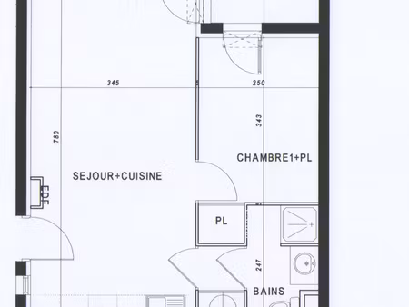 chateauneuf les martigue ' appartement de type 2 '