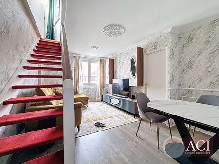 charmant duplex 3 pièces deuil-la-barre  quartier du moutier