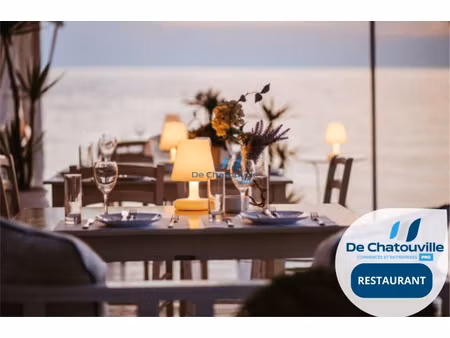 à vendre restaurant d'exception en bord de mer