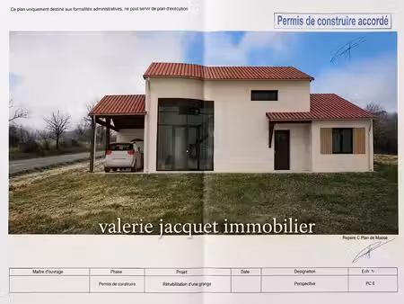 permis de construire accordé et fondations déjà réalisées :