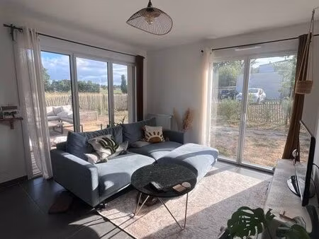 sous location 1 mois - t3 meublée 60m2 avec jardin proche rennes