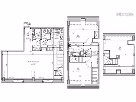 appartement 4 pièces 125 m²