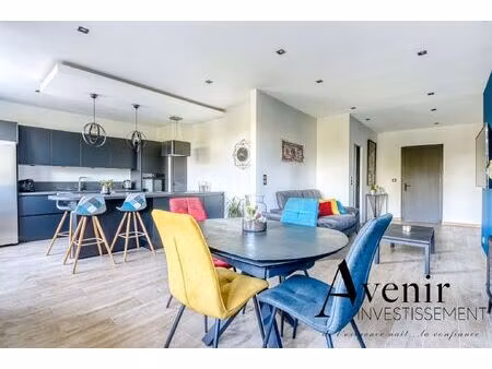 vue rhône - appartement 3 chambres - 92 m2