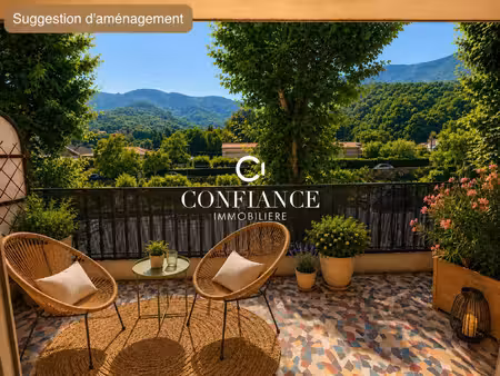 contes – centre-ville – 3 pièces de 63 m² – grande terra