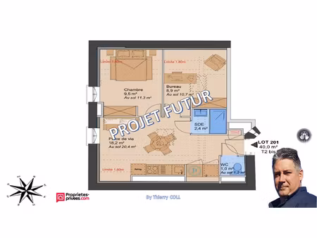lyon 3? ? t2 bis de 40 m² | un appartement pensé pour votre quotidien