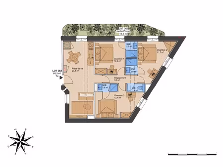 t4 avec jardin privatif ? un cadre de vie agréable à lyon 3?