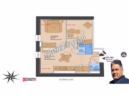 lyon 3? ? t2 bis de 40 m² | un appartement pensé pour votre quotidien