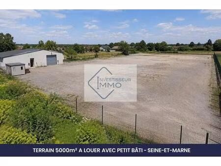 location terrain les chapelles bourbon 77610 5000m²