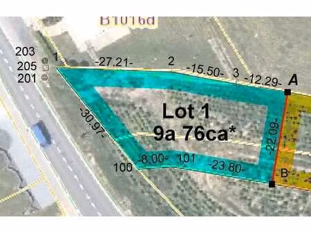 terrain à bâtir 976m² à bellefontaine (6730 tintigny)