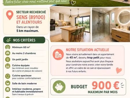 recherche maison à louer