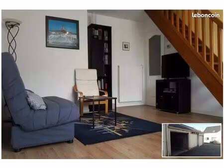t3 duplex meublé 69m2  garage fermé  balcon – dpe c