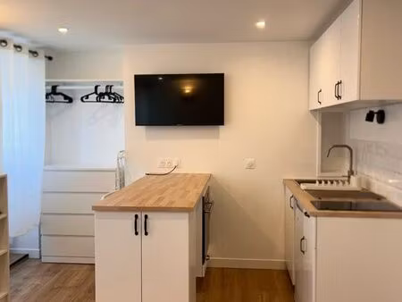 studio meublé entièrement rénové 19m2- halles de pau