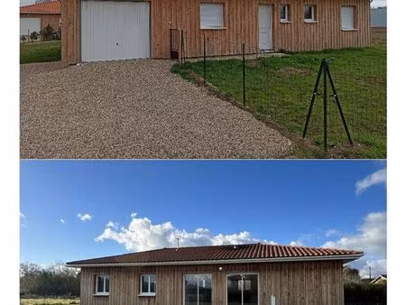 maison t4 ossature bois 91m² + garage 15m² située à taillecavat