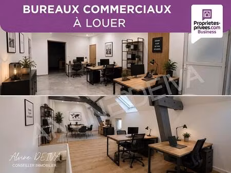 pont sainte maxence - location bureaux 77 m²  rdc