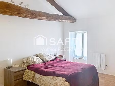 appartement t3 duplex – centre de mansle