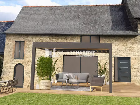 maison/longère à rénover située à la couyère d'environ 100 m²