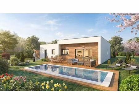 terrain avec maison neuve à vendre