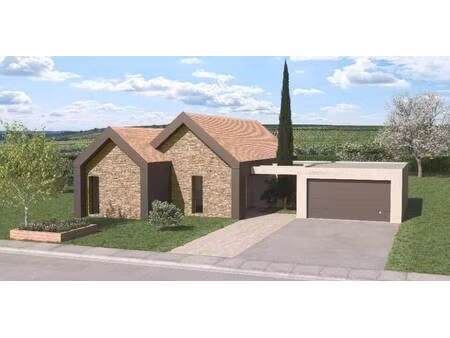 terrain avec maison neuve à vendre