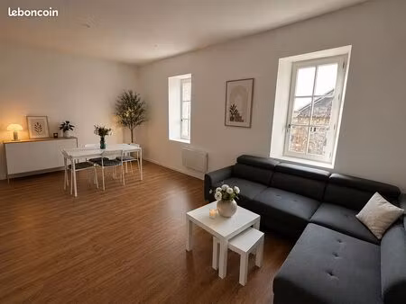 appartement t3 meublé 62m2 – refait à neuf – hyper centre du mas-d'agenais