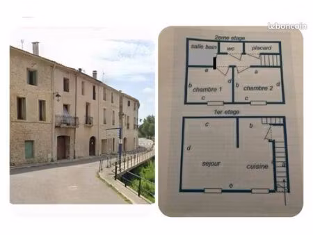 maison 120 m2 climatisée (garage + 2 ch)
