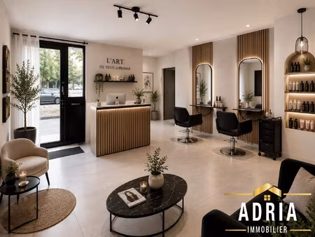 local commercial fond +murs