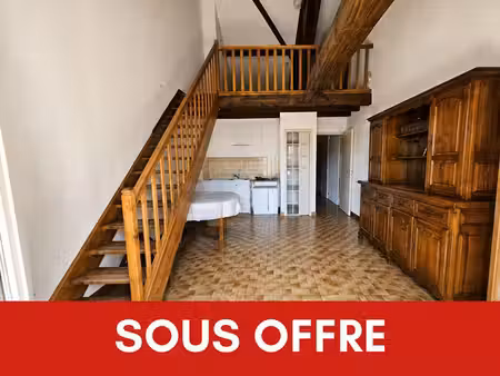 appartement t2 avec mezzanine  terrasse et parking privatif à capestang