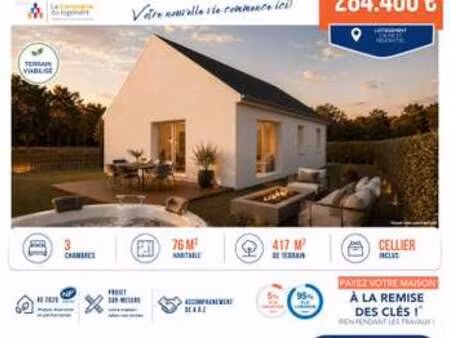 vente maison à héric (44810) : à vendre / 76m² héric