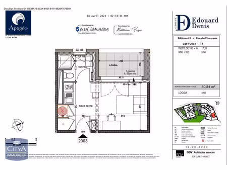 appartement à louer 0 pièce 20.84 m² - aytré (17) - 600€