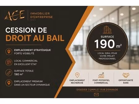 location commerce nice 06000 190m²