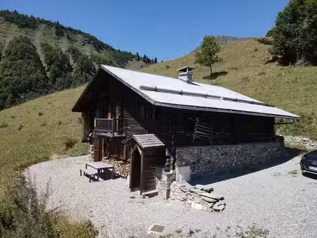 rare ! exclusivite : chalet d alpage vue mont blanc sur les hauteurs de saint nicolas la..