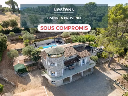 vente maison 6 pièces 231 m² à trans-en-provence (83720)  638 000 €