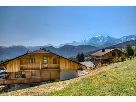chalet vue panoramique sur les massifs