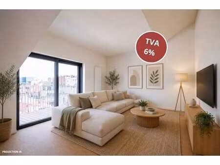 ixelles – appartement neuf 2 ch - 2 sdb - balcon - tva 6%