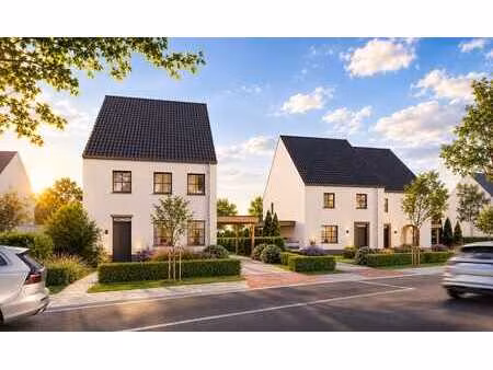 nieuwbouw halfopen bebouwing op ruime percelen te zottegem
