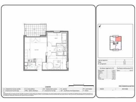 vente appartement 3 pièces 55 m² praz-sur-arly (74120)