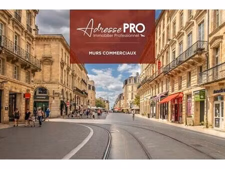 vente commerce bordeaux 33000 206m²